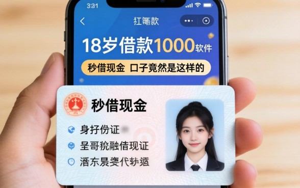 我试了那些18岁借款1000软件，手机身份证秒借现金的口子竟然是这样的