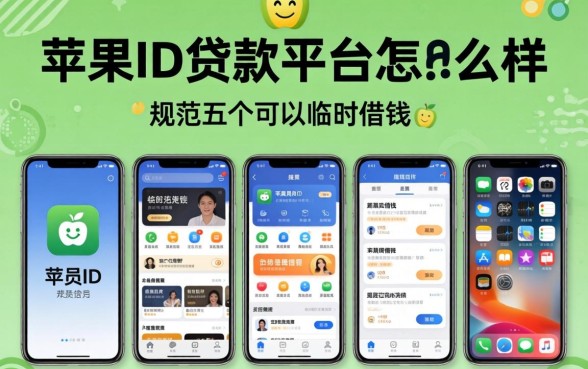 正规的苹果id贷款平台怎么样，规整五个手机可以临时借钱的app