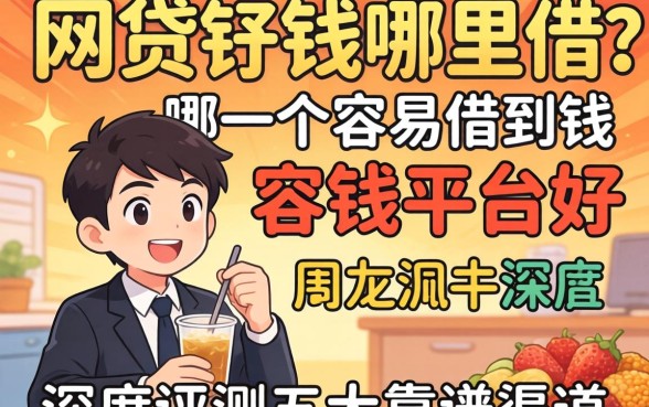 急需用钱哪里借？网贷哪一个容易借到钱的平台好？深度评测五大靠谱渠道