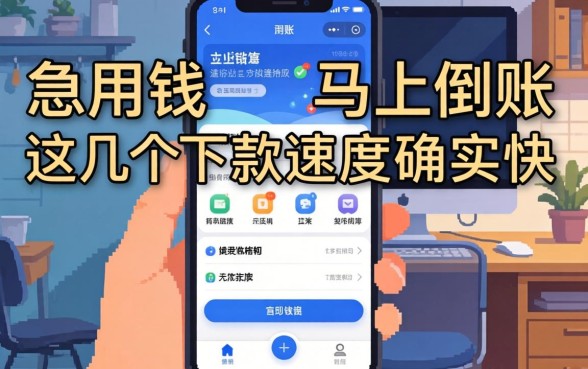 实测急用钱马上到账的app，这几个下款速度确实快