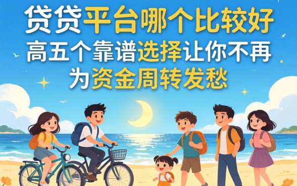 正规借贷平台哪个比较好？这五个靠谱选择让你不再为资金周转发愁