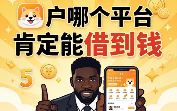 黑户哪个平台肯定能借到钱，概览5个不用芝麻分能借的app