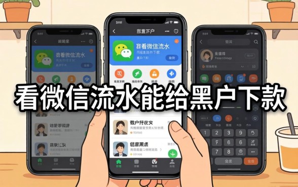 我试了那些不看微信流水能给黑户下款的平台，结果和我想的完全不一样