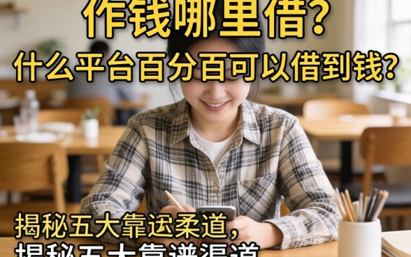 急需用钱哪里借？什么平台百分百可以借到钱？揭秘五大靠谱渠道