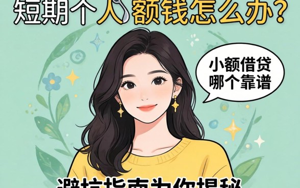 急需用钱怎么办?短期个人小额借贷哪个靠谱?这篇避坑指南为你揭秘