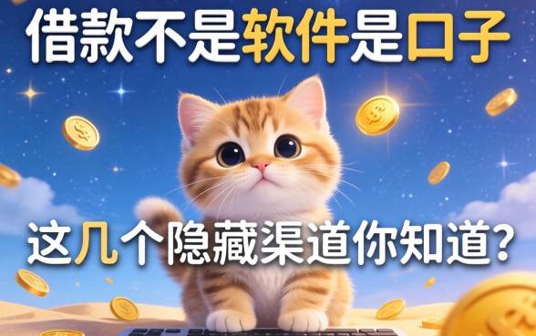 揭秘借款不是软件是口子,这几个隐藏渠道你知道吗