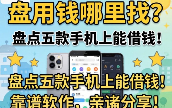 急用钱哪里找？盘点五款手机上能借钱的靠谱软件，亲测分享！