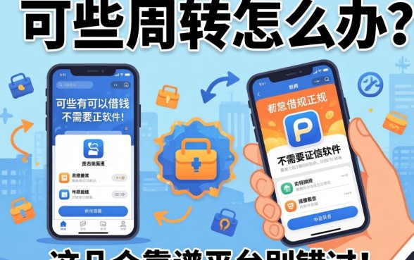急需周转怎么办?有哪些可以借钱的正规app不需要征信的软件?这几个靠谱平台别错过!