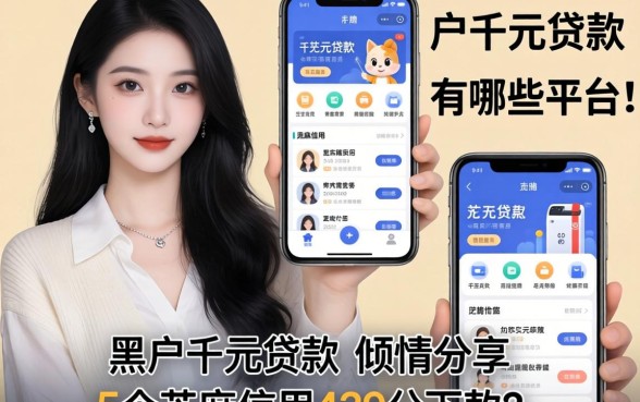 黑户千元贷款app有哪些平台，倾情分享5个芝麻信用439分下款的平台