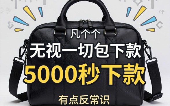 我试了几个所谓的无视一切包下款5000秒下款，结果有点反常识