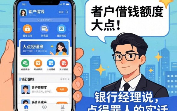 黑户借钱额度大点的手机软件?银行经理说点得罪人的实话