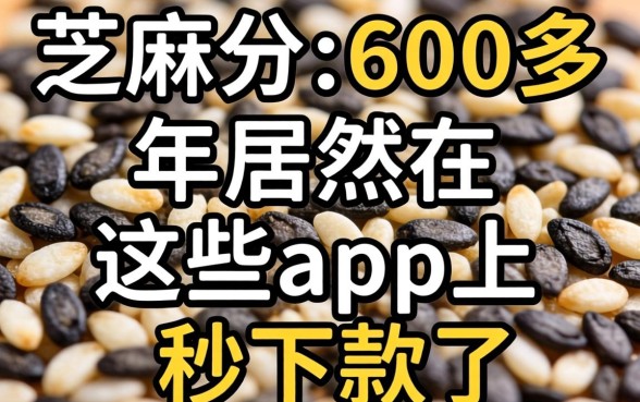 我芝麻分600多，2026年居然在这些app上秒下款了