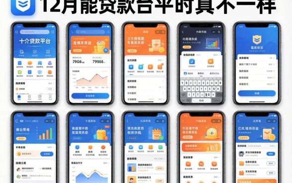 我试了十几个贷款平台,发现12月能贷款的平台和平时真不一样