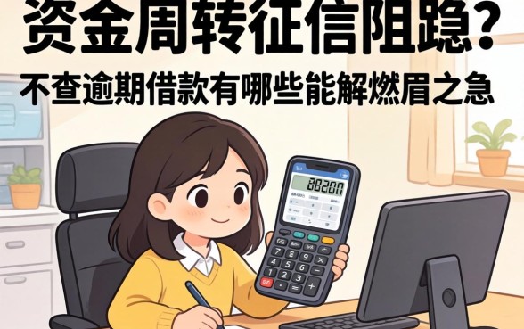 急需资金周转却因征信受阻？不查逾期的借款有哪些能解燃眉之急？