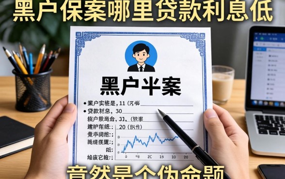 我试了十几个平台,发现黑户保单哪里贷款利息低竟然是个伪命题