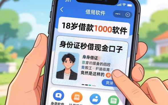 我试了那些18岁借款1000软件，手机身份证秒借现金的口子竟然是这样的