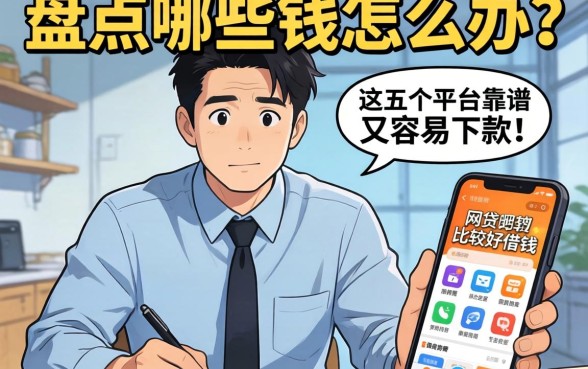 急需用钱怎么办?盘点哪些网贷比较好借钱的软件,这五个平台靠谱又容易下款!