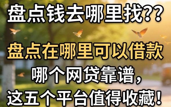 急需用钱去哪里找?盘点在哪里可以借款的哪个网贷靠谱,这五个平台值得收藏!