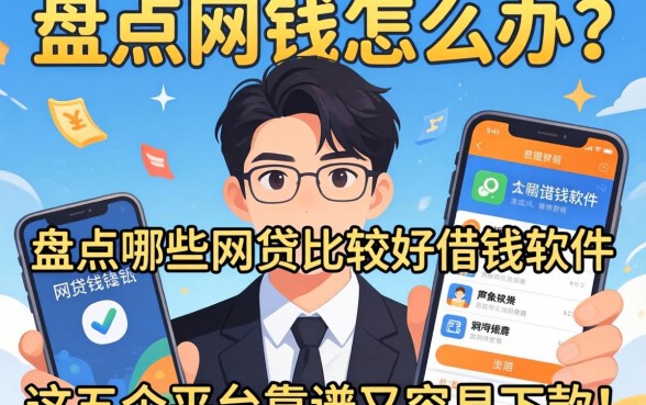 急需用钱怎么办?盘点哪些网贷比较好借钱的软件,这五个平台靠谱又容易下款!
