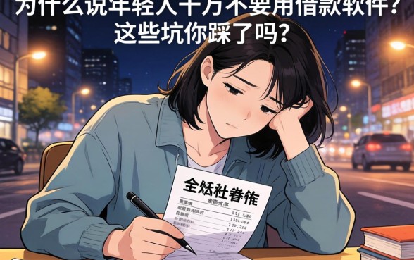 深夜盯着账单发呆？为什么说年轻人千万不要用借款软件？这些坑你踩了吗？