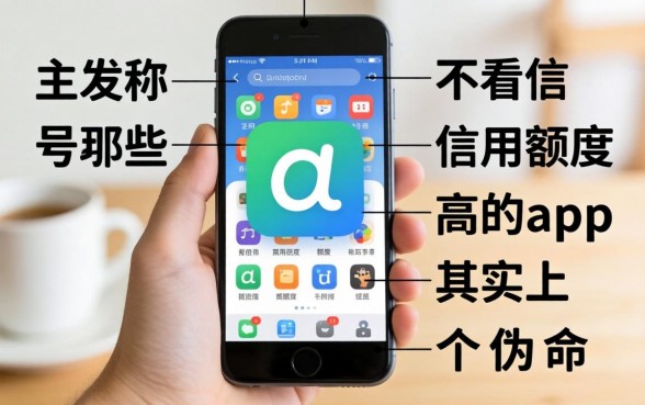 我翻遍了手机应用商店，发现那些号称不看信用额度高的app其实是个伪命题