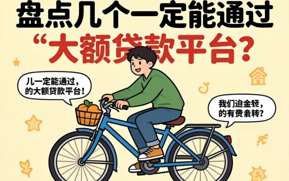 急需资金周转？盘点几个一定能通过的大额贷款平台