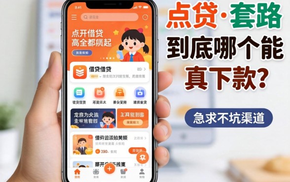 手机里全是借钱app,点开全是套路,到底哪个能真下款?急求不坑渠道!