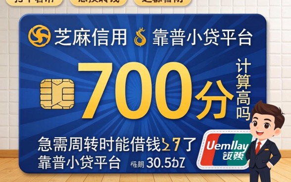芝麻信用700分算高吗？急需周转时能借钱的靠谱小贷平台有哪些？