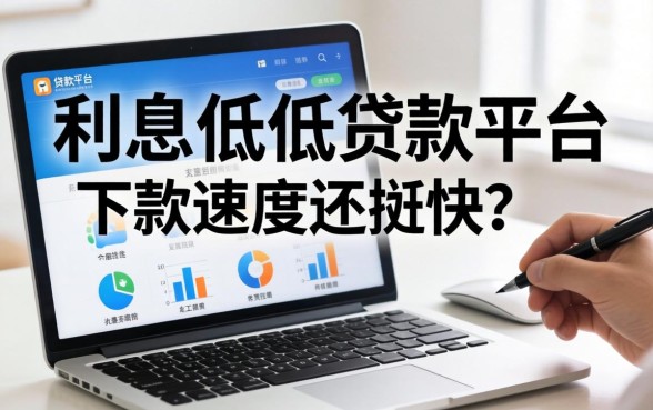盘点几个利息比较低的贷款平台，下款速度还挺快