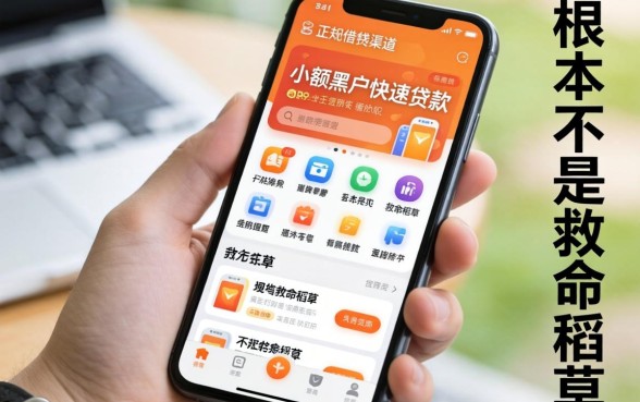 我试了网上正规借钱渠道，发现手机小额黑户快速贷款app根本不是救命稻草