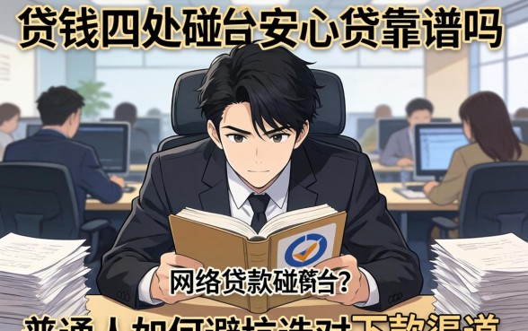 急需用钱却四处碰壁？网络贷款平台安心贷靠谱吗？普通人如何避坑选对下款渠道？