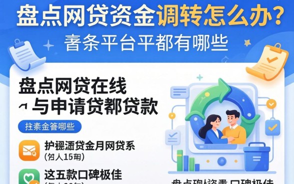 急需资金周转怎么办？盘点网贷在线申请贷款的平台都有哪些2026，这五款口碑极佳