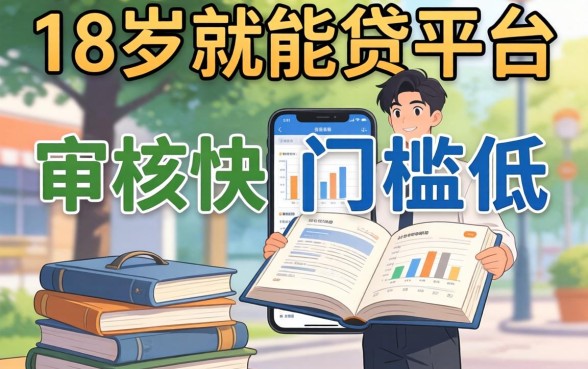 盘点几个18岁就能贷的平台，审核快门槛低