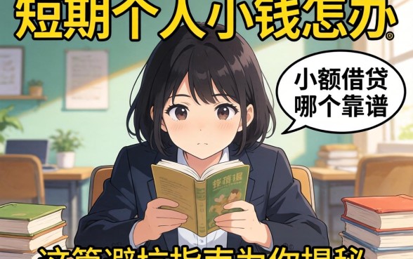 急需用钱怎么办?短期个人小额借贷哪个靠谱?这篇避坑指南为你揭秘
