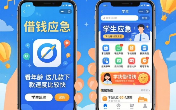 学生借钱应急app不看年龄，这几款下款速度比较快