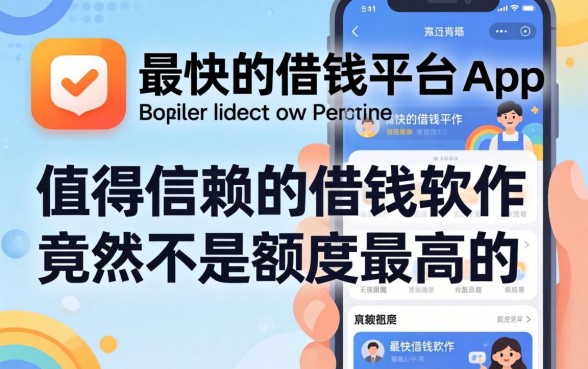 我试了最快的借钱平台app，发现值得信赖的借钱软件竟然不是额度最高的那个