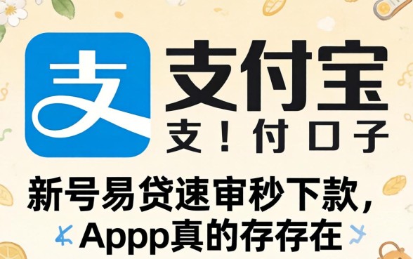 我试了不查征信支付宝的口子，新号易贷速审秒下款app真的存在吗