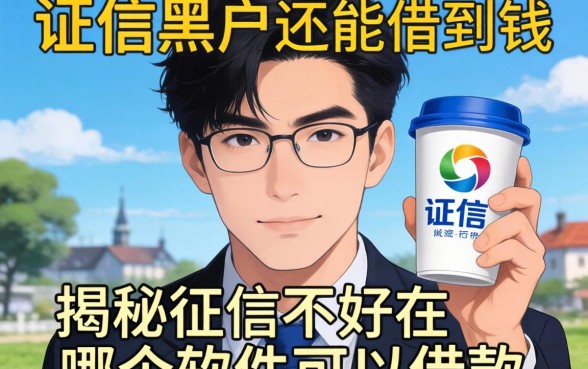 征信黑户还能借到钱吗？揭秘征信不好在哪个软件可以借款