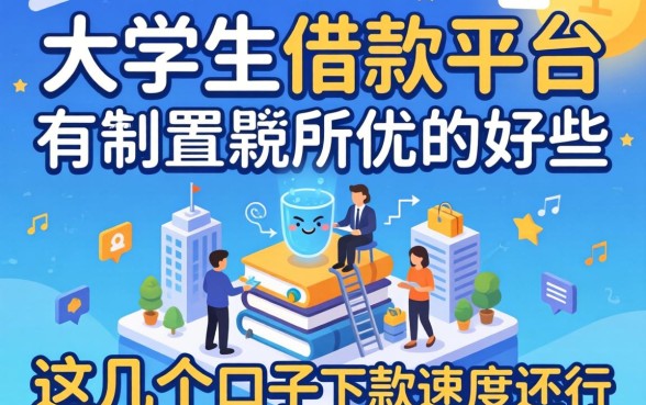 盘点大学生的借款平台有哪些，这几个口子下款速度还行