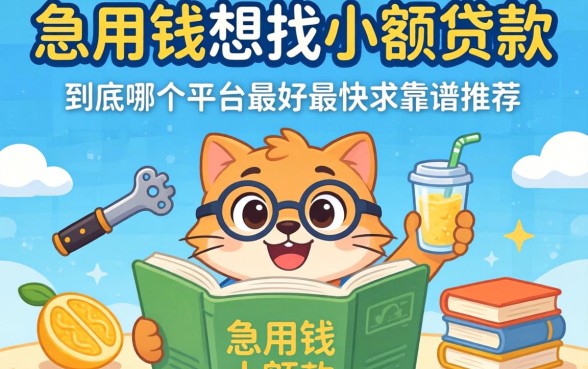 急用钱想找小额贷款，到底哪个平台最好最快？求靠谱推荐！