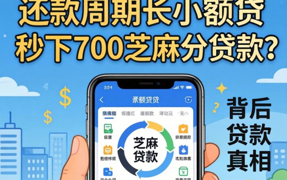 我试了那些还款周期长的小额贷款，发现秒下700芝麻分贷款软件背后的真相