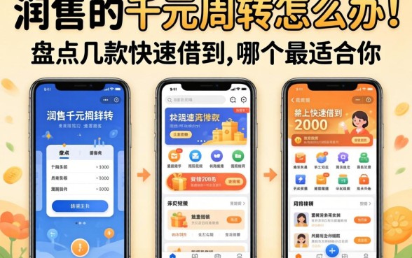急需两千元周转怎么办?盘点几款快速借到2000的软件,哪个最适合你?