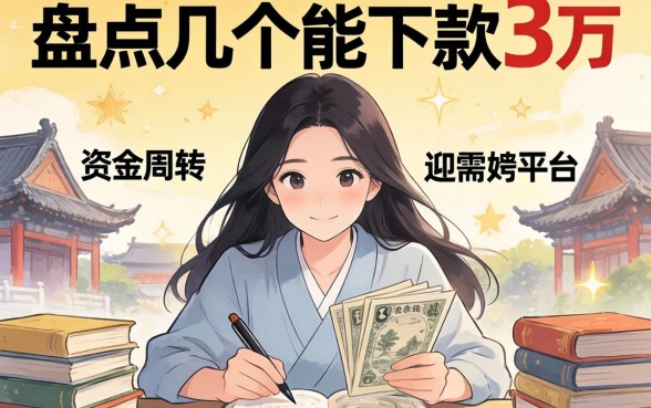 急需资金周转？盘点几个能下款3万的平台