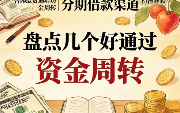 急需资金周转？盘点几个好通过的分期借款渠道