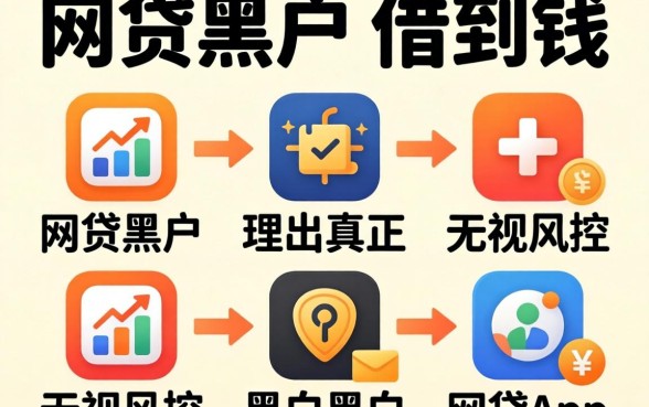有没有什么网贷黑户可以借到钱，理出五个真正无视风控黑白的网贷app