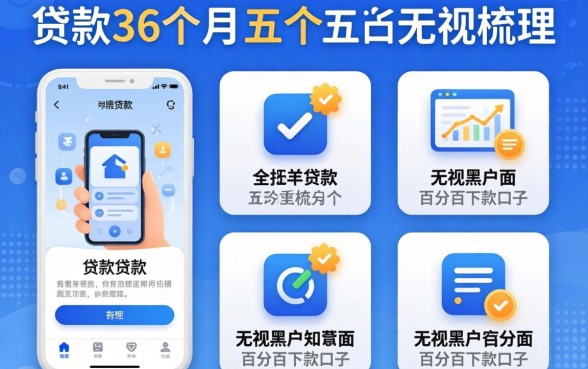 能贷款36个月的app，梳理五个无视黑户百分百下款口子