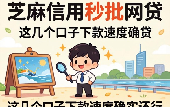 纯芝麻信用秒批网贷：这几个口子下款速度确实还行