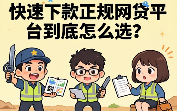 被坑三次才搞懂：快速下款正规网贷平台到底怎么选