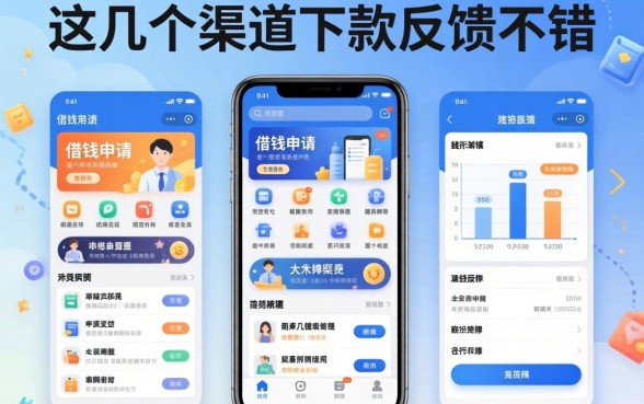 盘点当下借钱申请软件有哪些，这几个渠道下款反馈不错