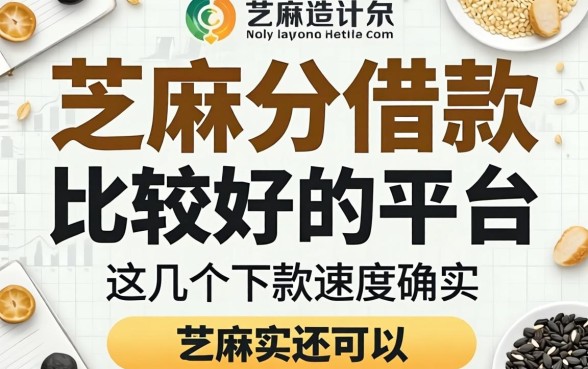 芝麻分借款比较好的平台,这几个下款速度确实还可以